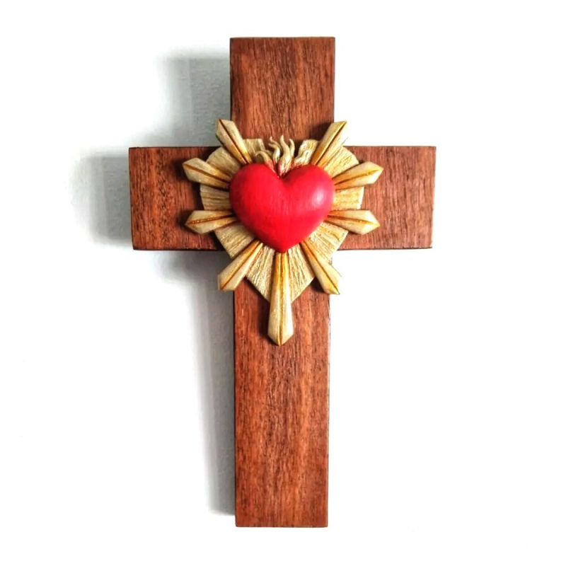 Cruz sagrado corazon