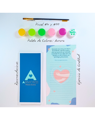 Kit De Arte-terapia: Complicidad Peluda 20x25cm + Aurora