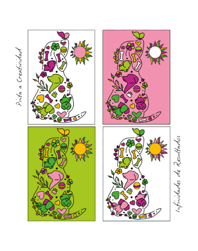 Kit De Arte-terapia: Complicidad Peluda 20x25cm + Aurora