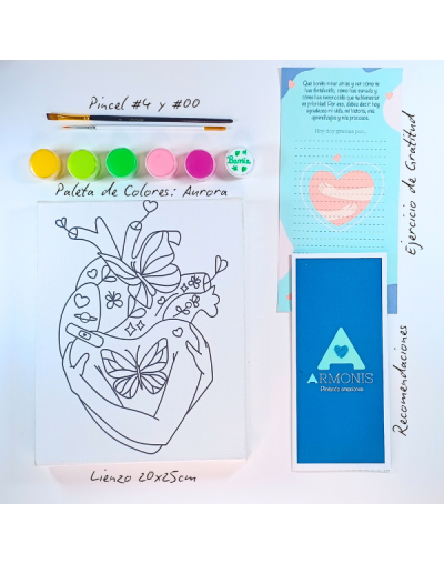 Kit De Arte-terapia: Me Elijo 20x25cm + Aurora
