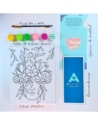 Kit De Arte-terapia: Descubre 20x25cm + Aurora
