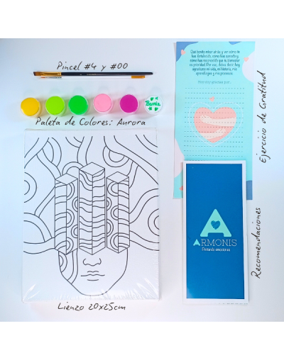 Kit De Arte-terapia: Libérate 20x25cm + Aurora