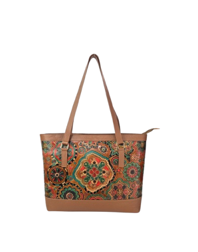 Bolso En Cuero Universitario