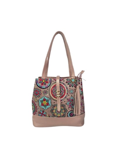 Bolso En Cuero Mándalas