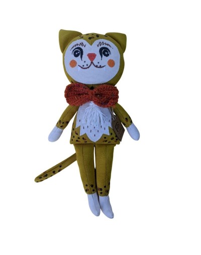 tigrillo lanudo muñeco de trapo