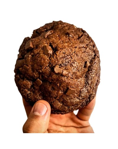 Galleta tipo NY chocolate y praliné de avellanas