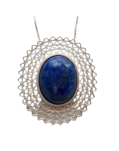 colgante filigrana y lapislazuli