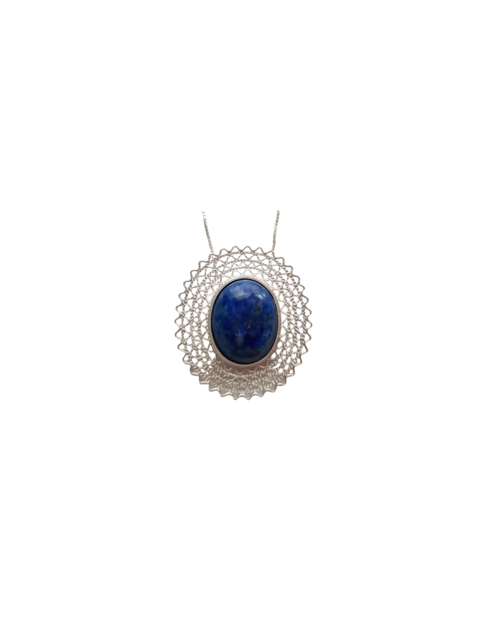 colgante filigrana y lapislazuli
