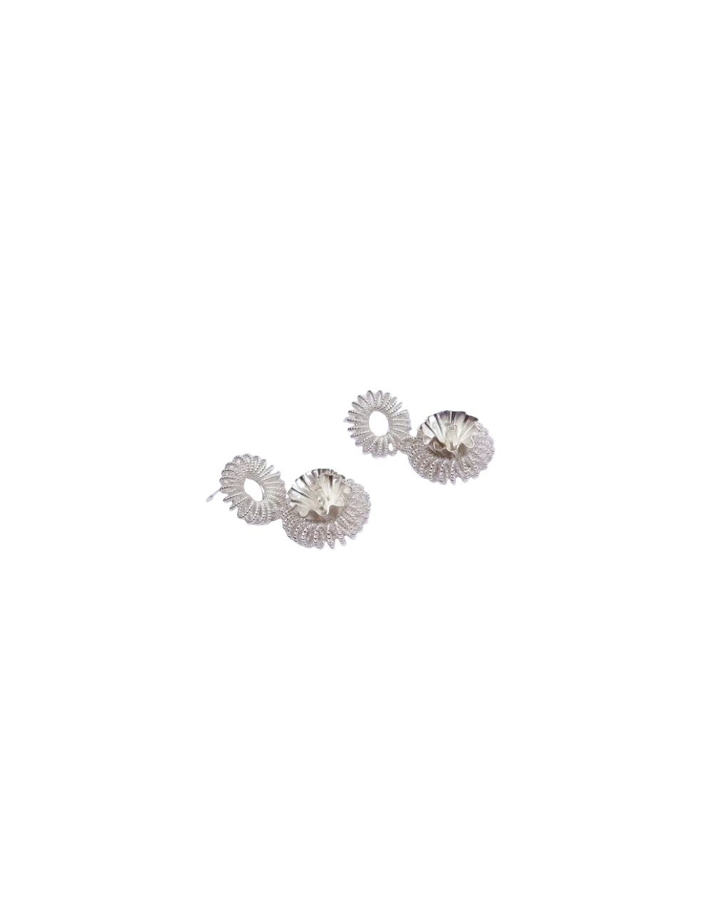 aretes espirales y flor