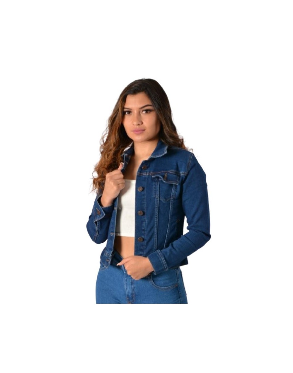 Chaqueta Jean clásica licrada para dama 51 R Denim Store