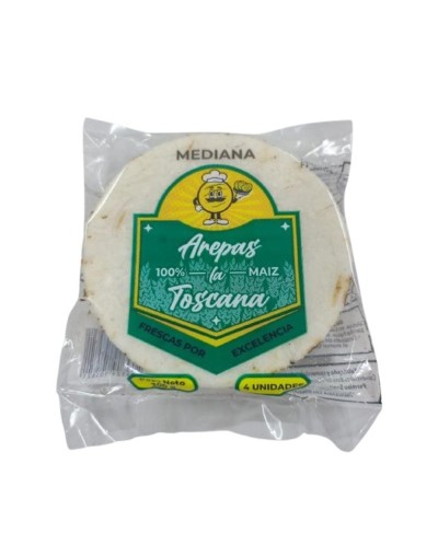 Arepas tipo Oblea  paquete por 5 unidades Arepas la Toscana 