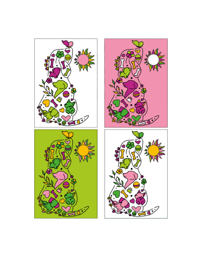 Kit De Arte-terapia: Complicidad Peluda 25x35cm + Aurora