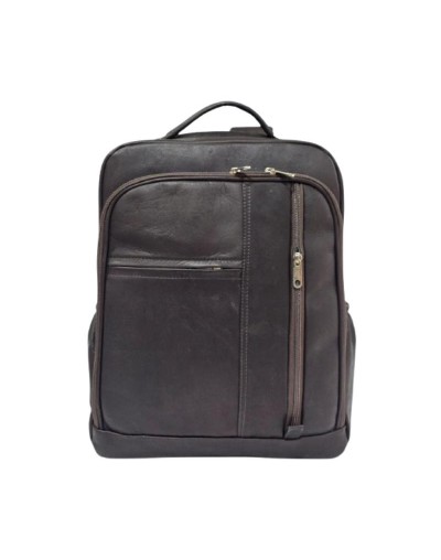 Morral de Cuero Café Caballero – Elegante y Funcional | Hecho en Colombia