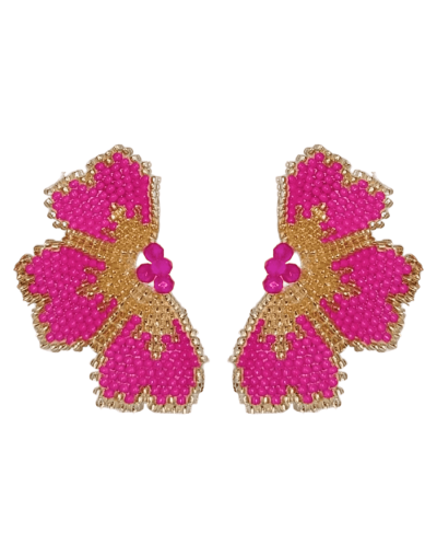 Aretes flor de lado FyD