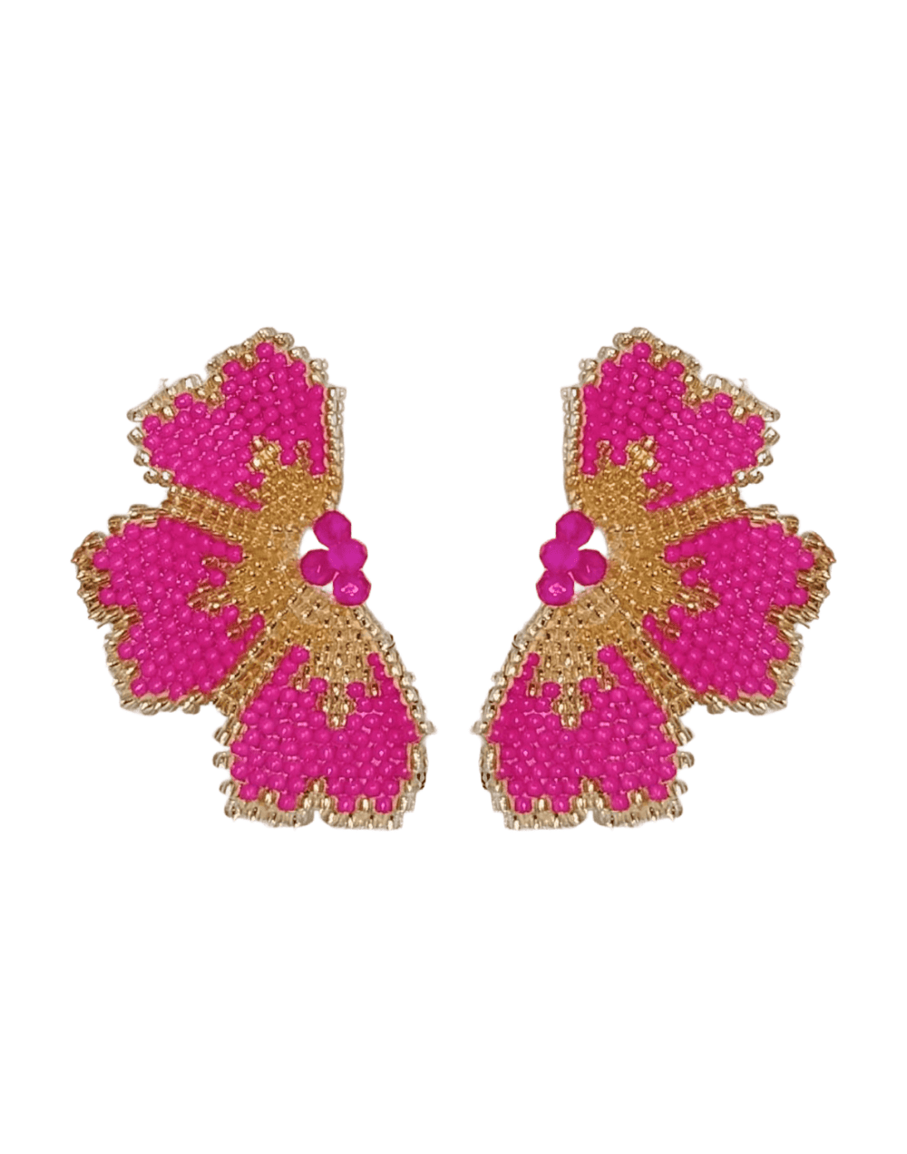 Aretes flor de lado FyD