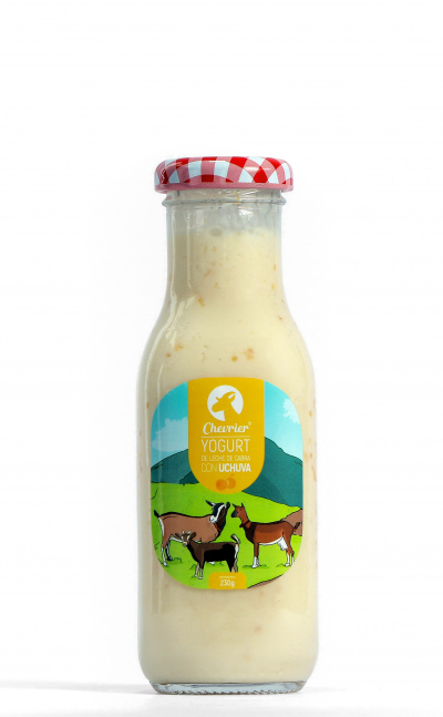 Yogur de Cabra Bebible Simbiótico de pura fruta-uchuva x 230 ml - CHEVRIER