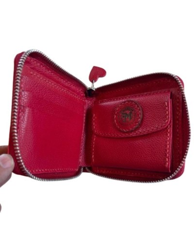 BILLETERA PLEGABLE CON CREMALLERA