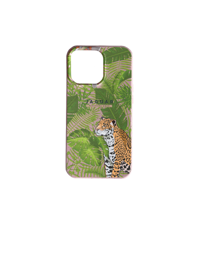 Case celular encanto de jaguar