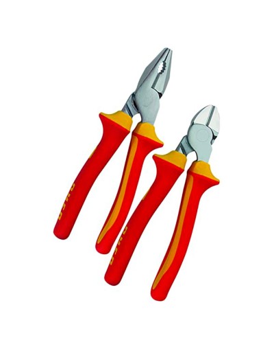 Surtido de 2 alicates universal y alicate de corte diagonal  1000 V