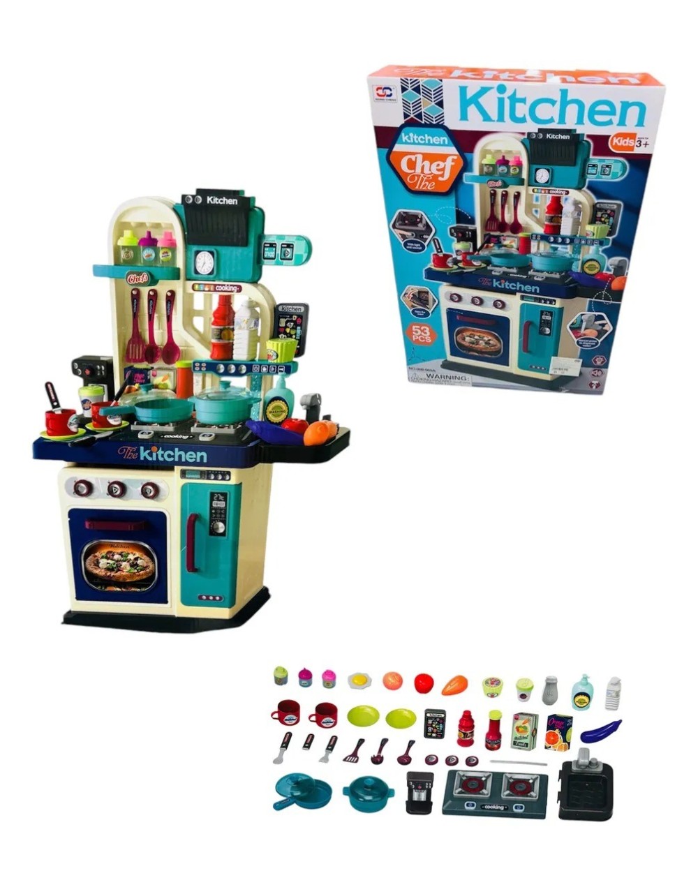 Cocina Para Niños Con Sonidos De Cocción Y Agua Real
