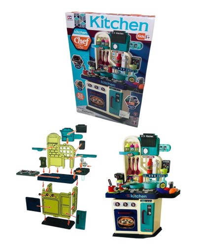 Cocina Para Niños Con Sonidos De Cocción Y Agua Real