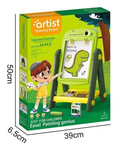 Tablero 2 En 1 Color Didáctico Magnético Para Niños