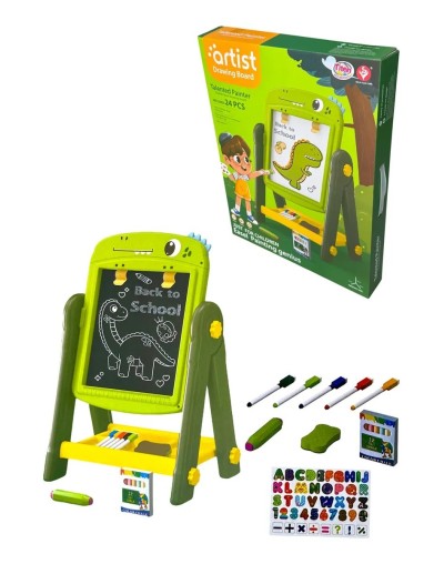 Tablero 2 En 1 Color Didáctico Magnético Para Niños