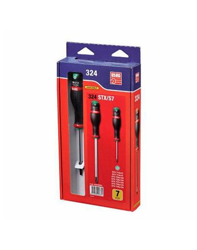 Juego de 7 destornilladores para tornillos Torx tamper resistant