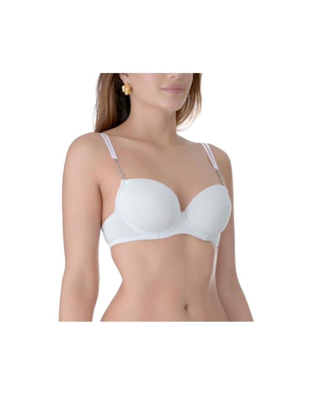 Brasier Irina Blanco/Plata Gold Roset