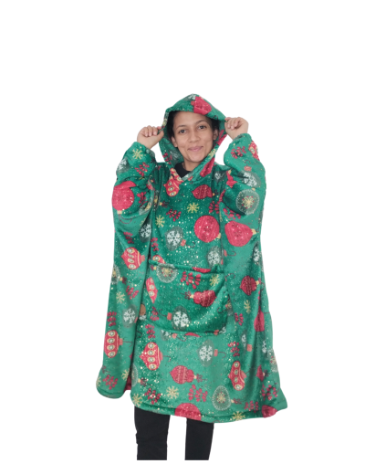 Saco cobija Navidad - cozo pal frio