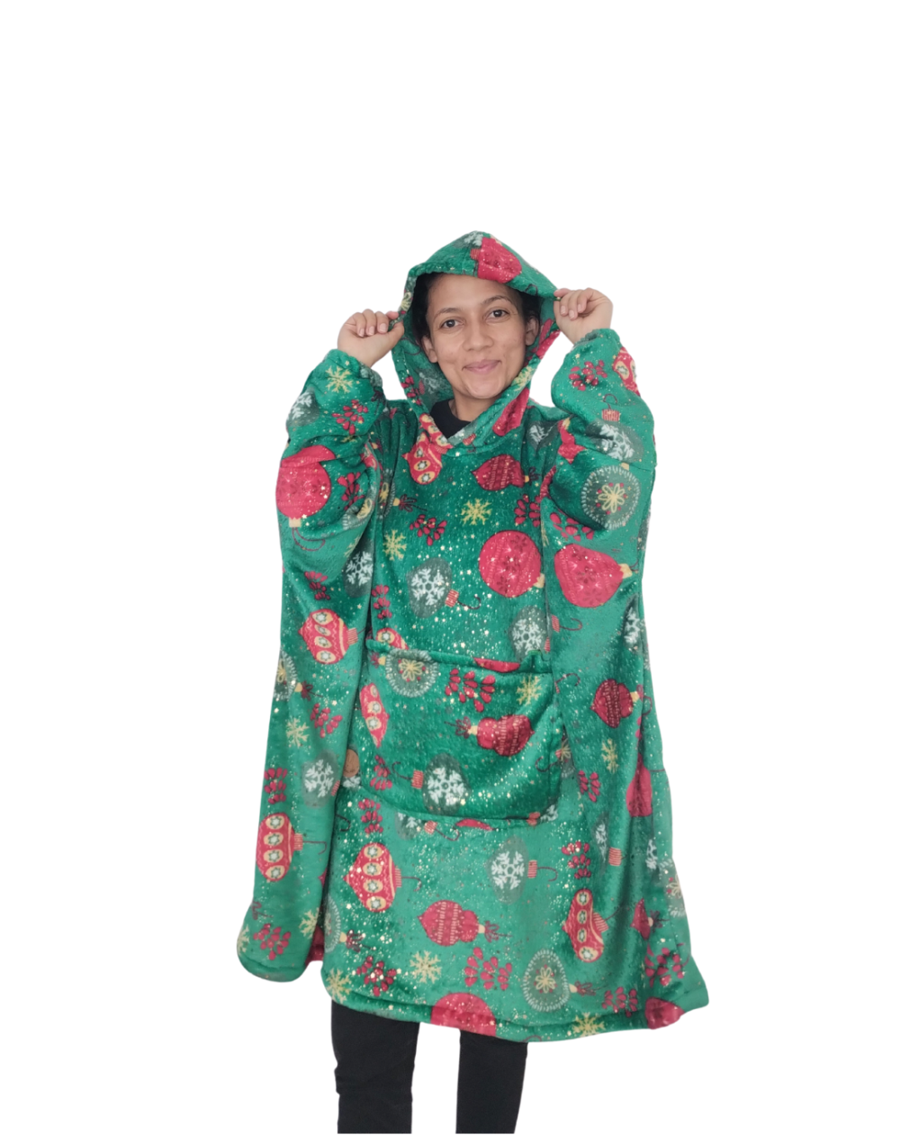 Saco cobija Navidad - cozo pal frio