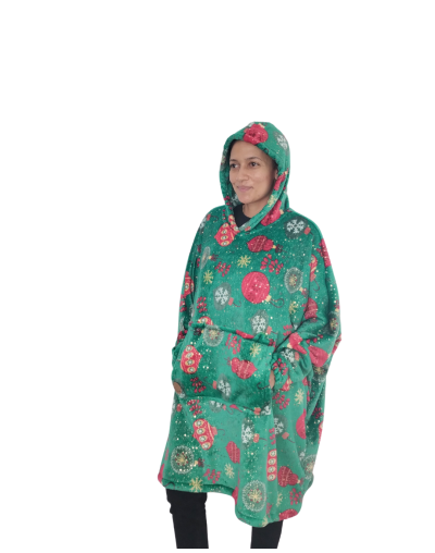 Saco cobija Navidad - cozo pal frio