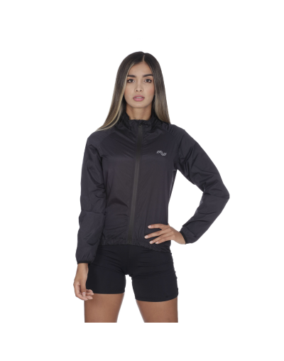 CHAQUETA IMPERMEABLE CICLISMO MUJER 