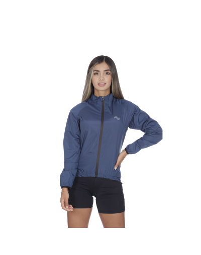 CHAQUETA IMPERMEABLE CICLISMO MUJER 