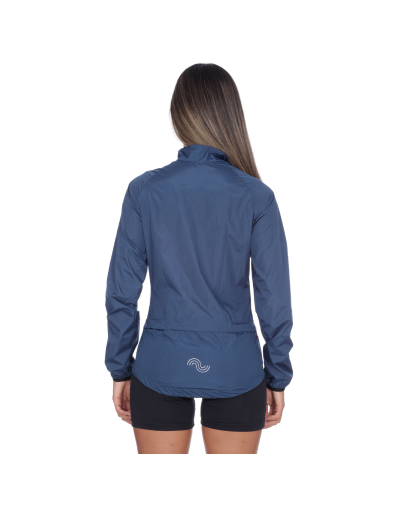 CHAQUETA IMPERMEABLE CICLISMO MUJER 