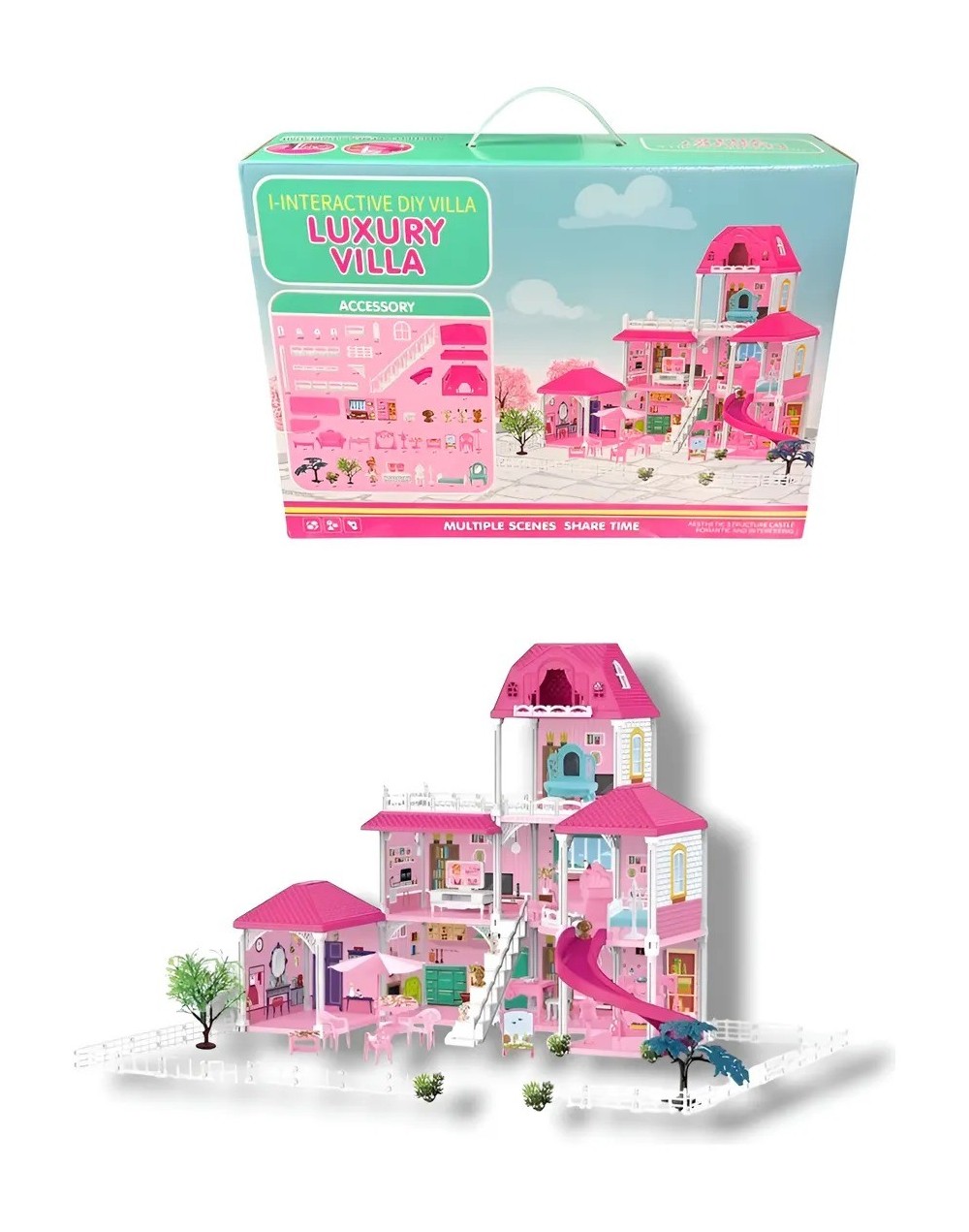 Casa De Muñecas Luxury Villa Con 252 Piezas