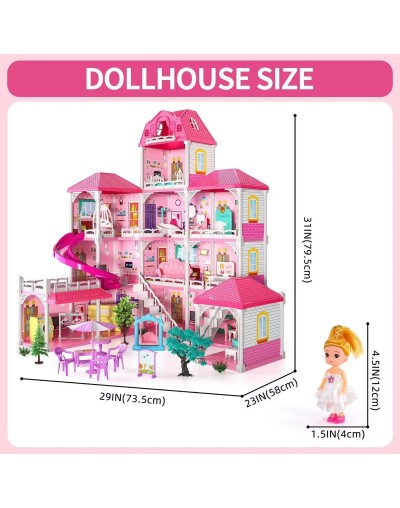 Casa De Muñecas Luxury Villa Con 331 Piezas