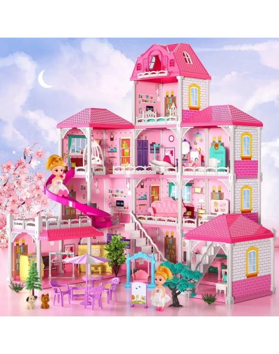 Casa De Muñecas Luxury Villa Con 331 Piezas