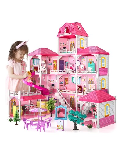 Casa De Muñecas Luxury Villa Con 331 Piezas