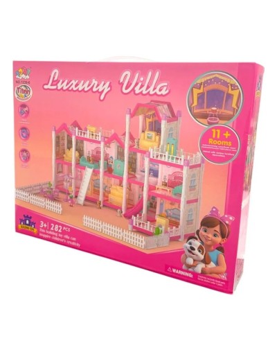 Casa De Muñecas Luxury Villa Con 282 Piezas