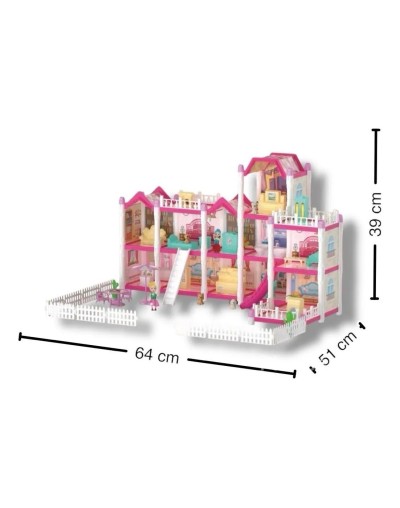 Casa De Muñecas Luxury Villa Con 282 Piezas