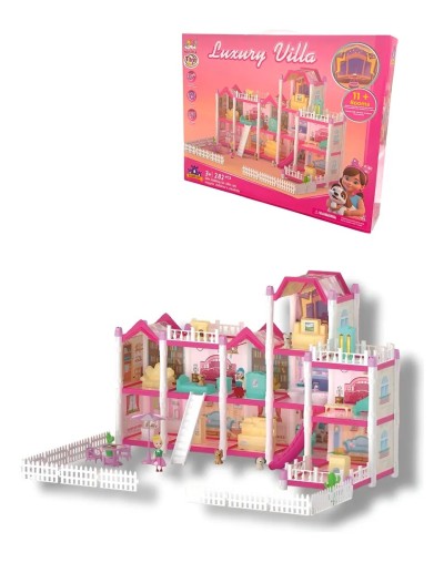 Casa De Muñecas Luxury Villa Con 282 Piezas