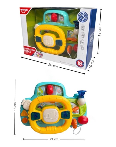 Juguete Volante Timon Musica Para Bebes Luces Y Sonidos Niño