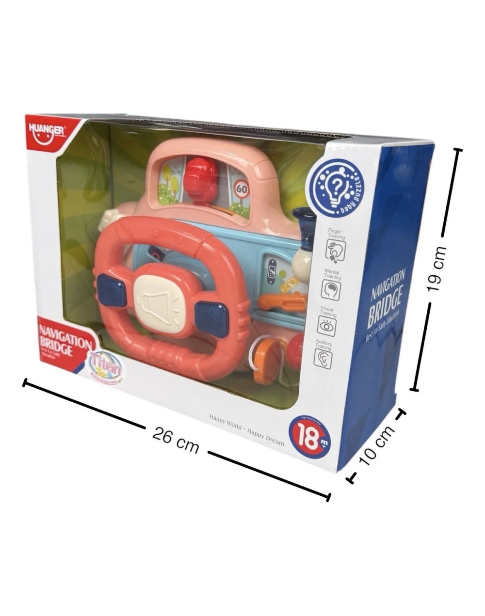 Juguete Volante Timon Musica Para Bebes Luces Y Sonidos Niña