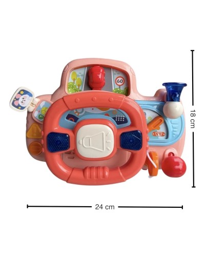 Juguete Volante Timon Musica Para Bebes Luces Y Sonidos Niña