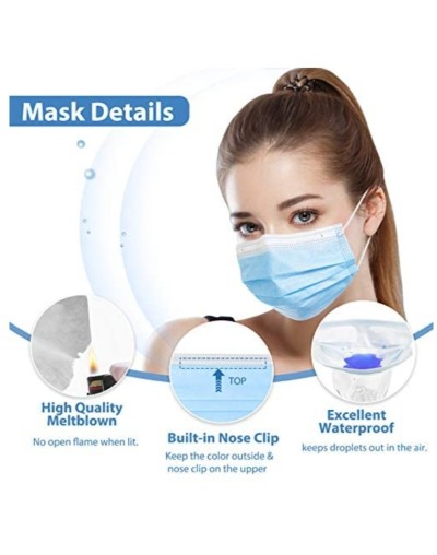 Tapabocas Quirúrgico TermoSellado 3 Capas Reg Invima 