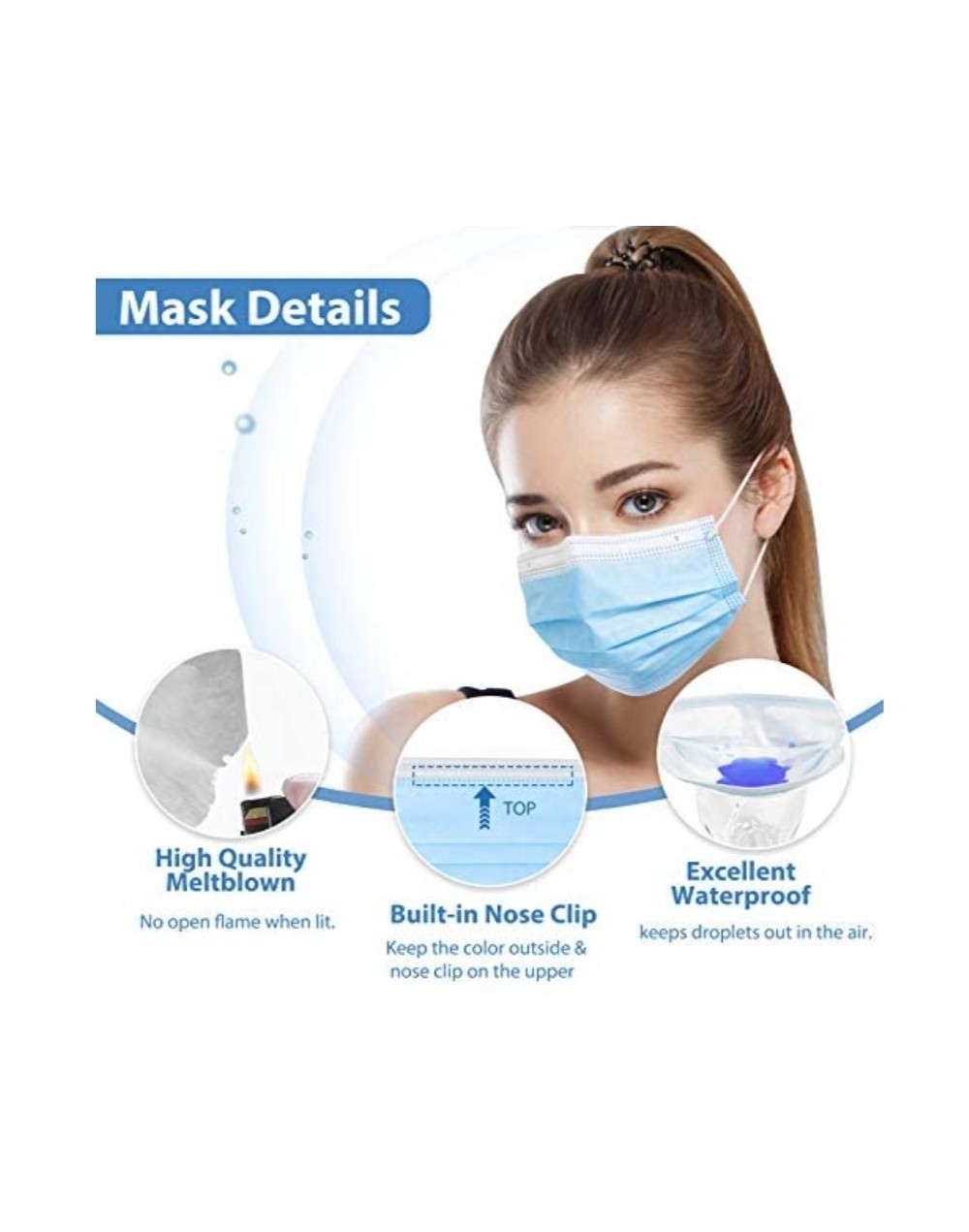 Tapabocas Quirúrgico TermoSellado 3 Capas Reg Invima 