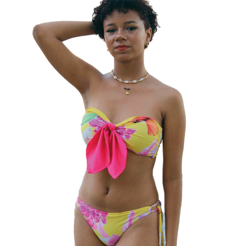 Bikini set / strapless coqueta