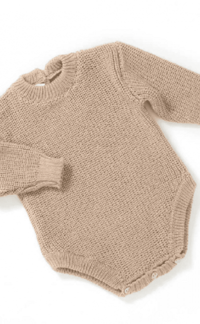 Knit sweater beige