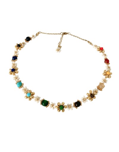 Collar Energy Bloom | Joyería artesanal 7 Chakras con piedras naturales – Meraki Accesorios